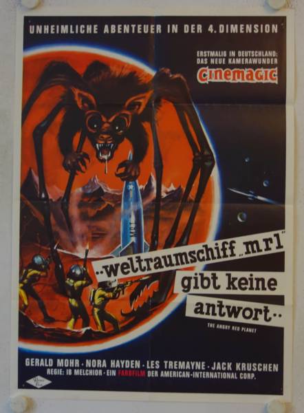 The Angry Red Planet re-release german movie poster